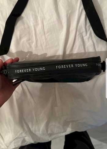 Siyah Fermuarlı Kadın Omuz Çantası - Görsel 2