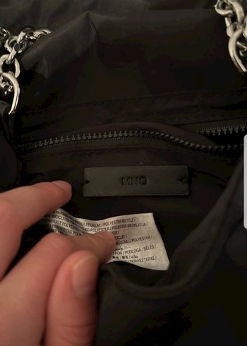 Zincir Detaylı Siyah Kadın Çanta - Görsel 3