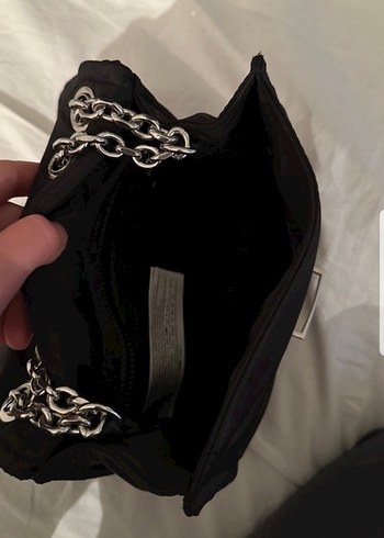 Zincir Detaylı Siyah Kadın Çanta - Görsel 4