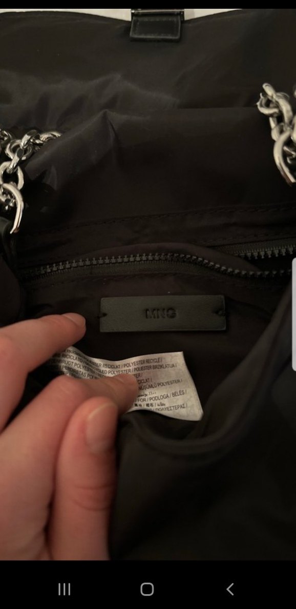 Zincir Detaylı Siyah Kadın Çanta - Görsel 3