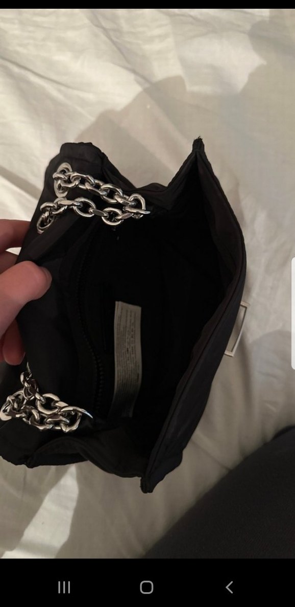 Zincir Detaylı Siyah Kadın Çanta - Görsel 4