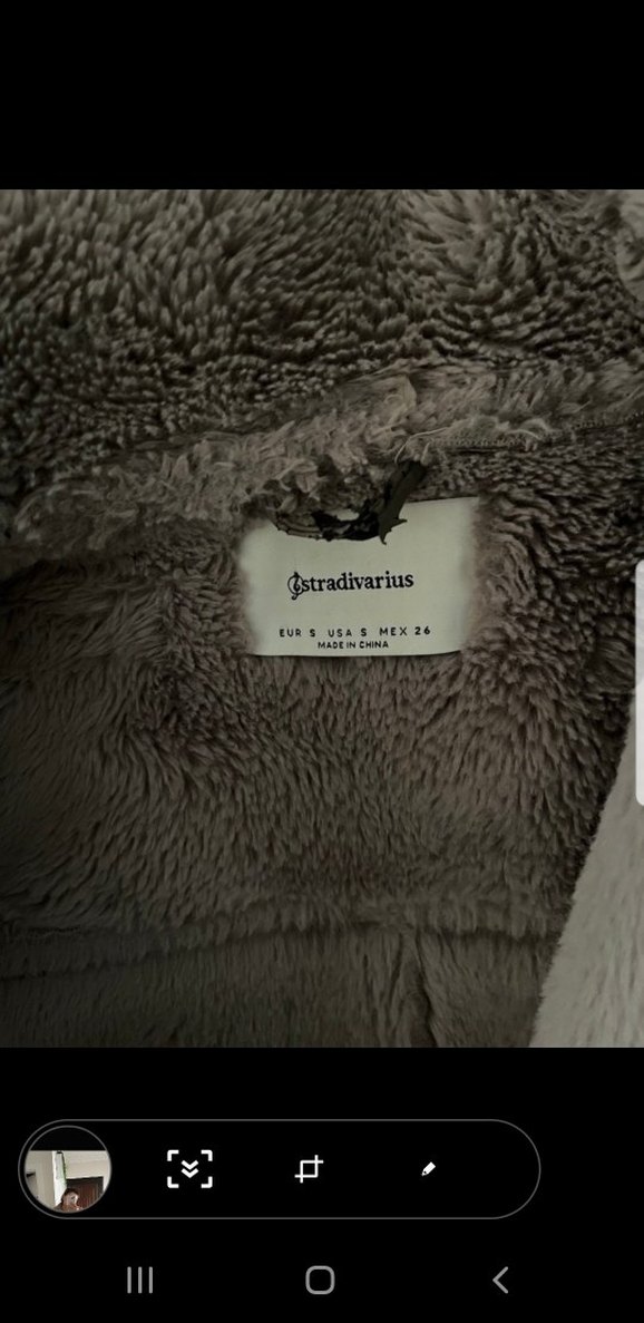 Kürklü Bej Süet Kadın Kısa Kışlık Mont - Görsel 5