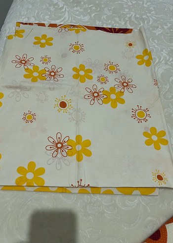 Çiçek Desenli Renkli pike takımı - Görsel 2