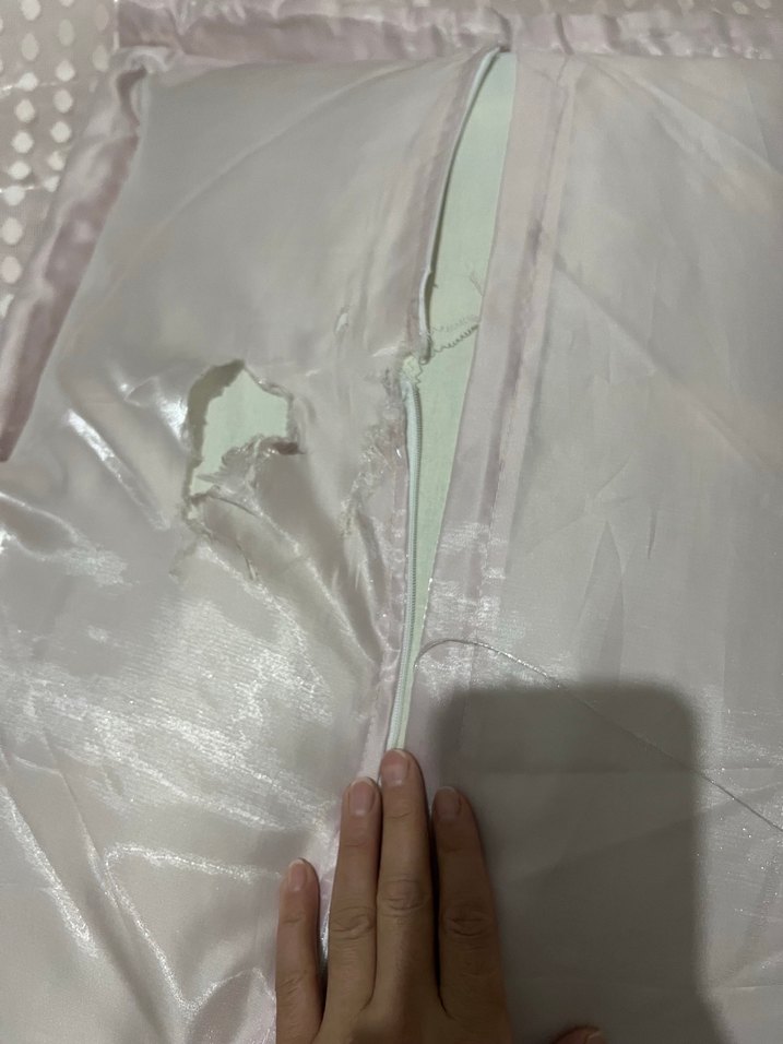 Pembe Nakışlı Yatak Örtüsü - Görsel 5