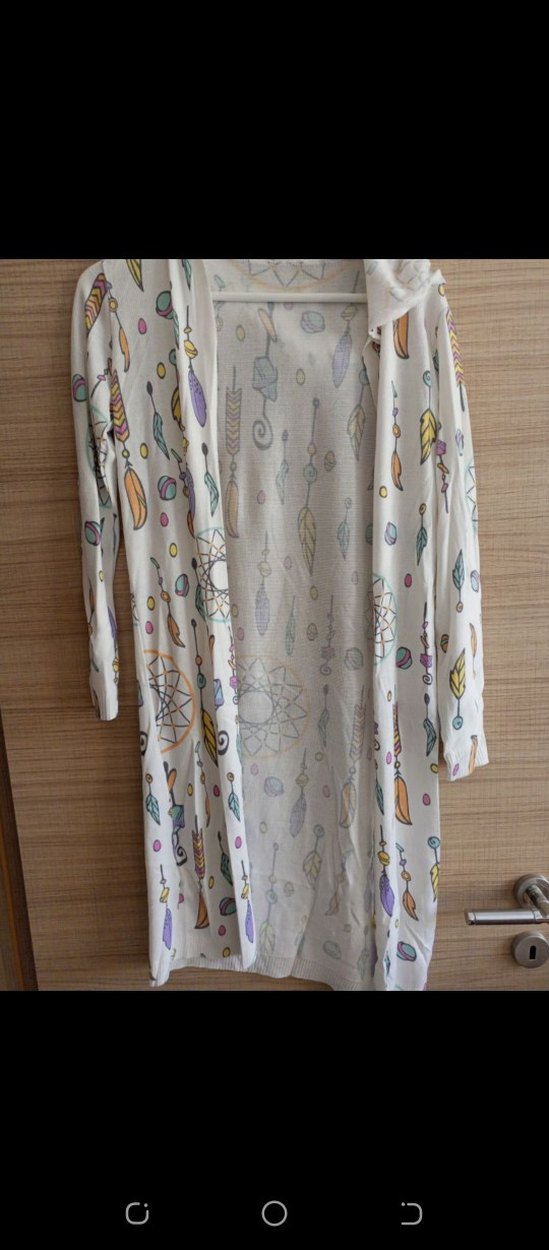 Bohem Tarz Uzun Desenli Kadın Elbise - Görsel 2