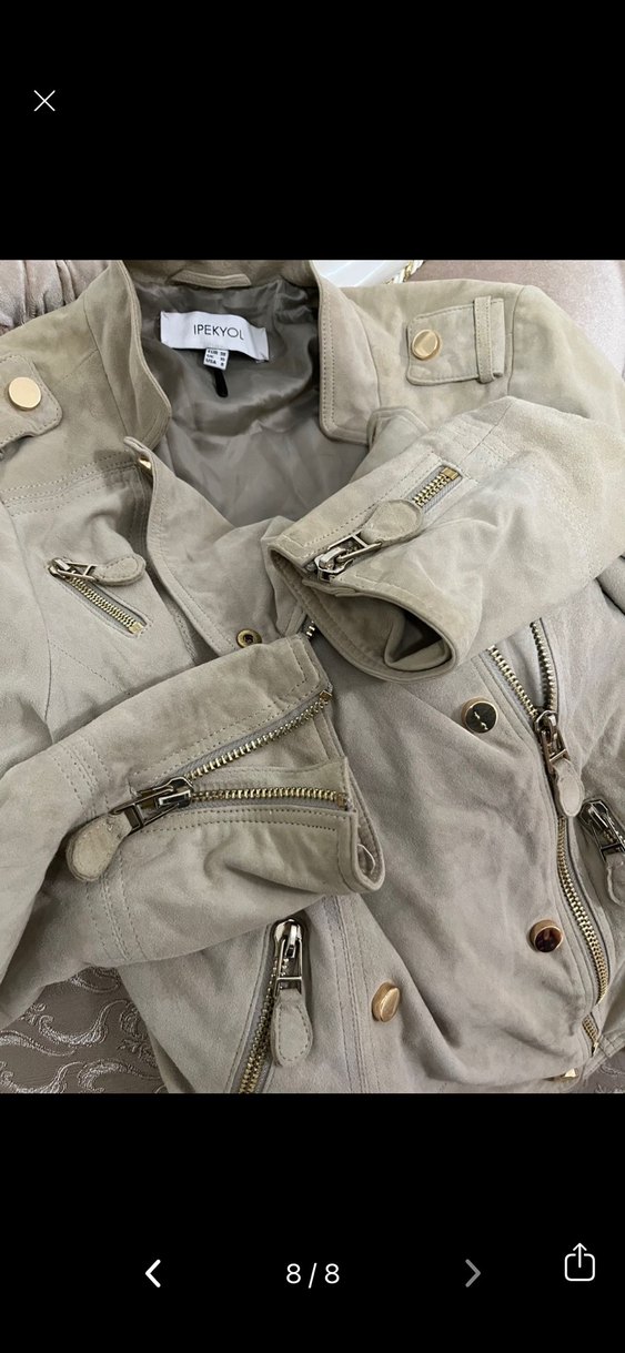 İpekyol süet ceket - Görsel 5