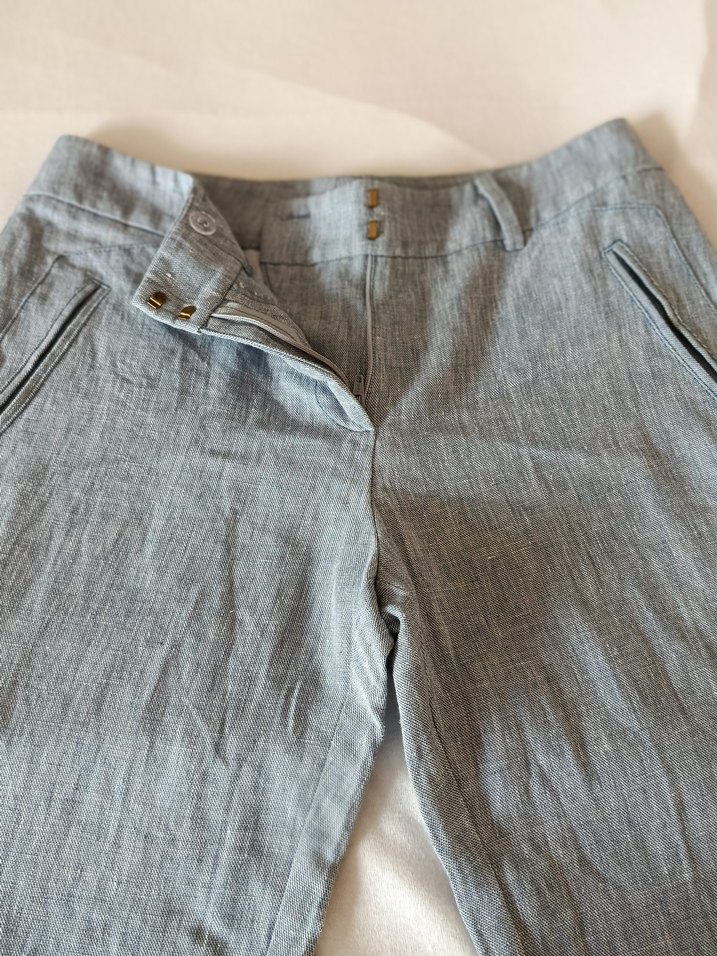 keten kadın pantalon - Görsel 2