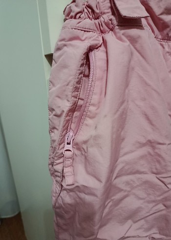 H&M kız Çocuk Pembe Ayarlanabilir Askılı kar pantolonu - Görsel 5