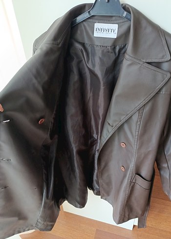 INFINIKahverengi Kadın Ceket - Görsel 5