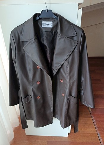 INFINIKahverengi Kadın Ceket - Görsel 6