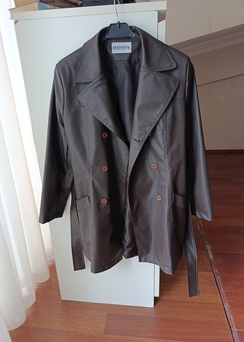 INFINIKahverengi Kadın Ceket - Görsel 2