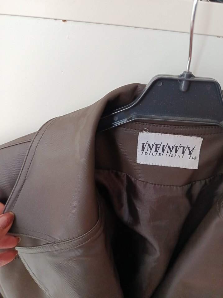 INFINIKahverengi Kadın Ceket - Görsel 4