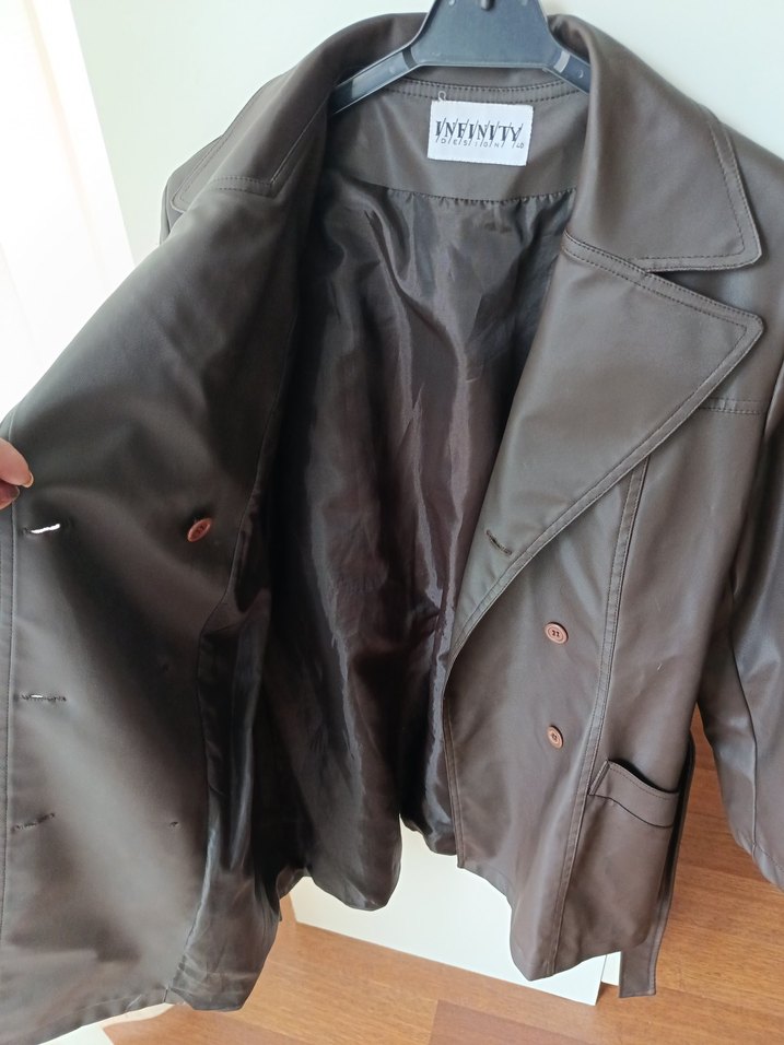 INFINIKahverengi Kadın Ceket - Görsel 5