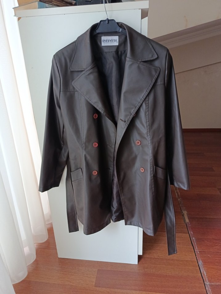 INFINIKahverengi Kadın Ceket - Görsel 2