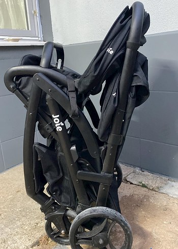 Siyah Bebek Arabası Katlanabilir - Görsel 8
