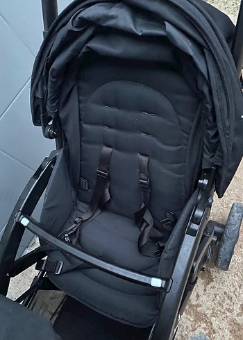Siyah Bebek Arabası Katlanabilir - Görsel 3