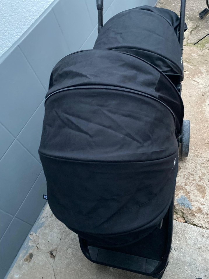 Siyah Bebek Arabası Katlanabilir - Görsel 2