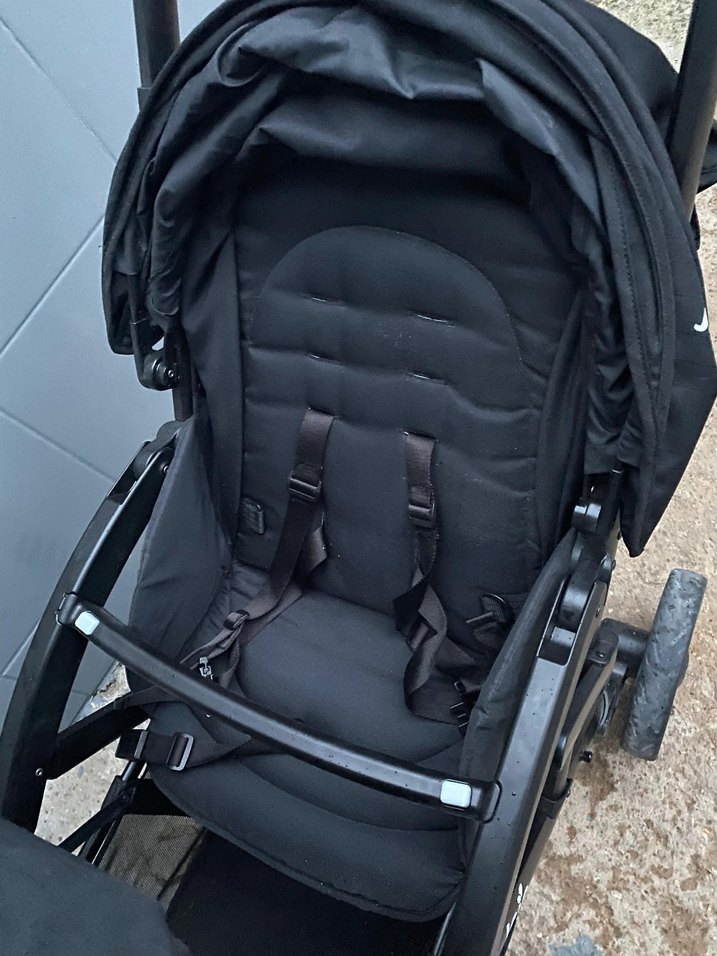 Siyah Bebek Arabası Katlanabilir - Görsel 3