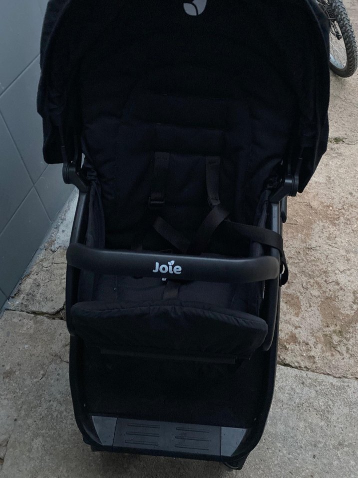 Siyah Bebek Arabası Katlanabilir - Görsel 4