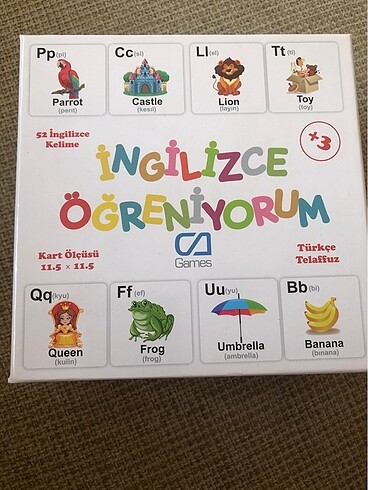Diğer INGILIZCE OGRENIYORUM KARTLARI
