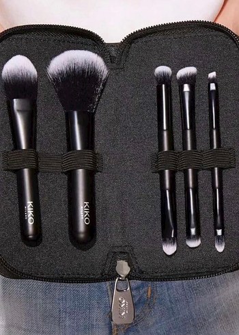 KIKO Siyah Makyaj Fırça Seti - Görsel 4