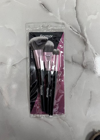 Flormar 3'lü Makyaj Fırçası Seti Pembe - Görsel 2