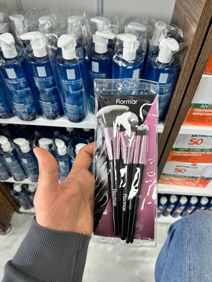 Flormar 3'lü Makyaj Fırçası Seti Pembe - Görsel 3