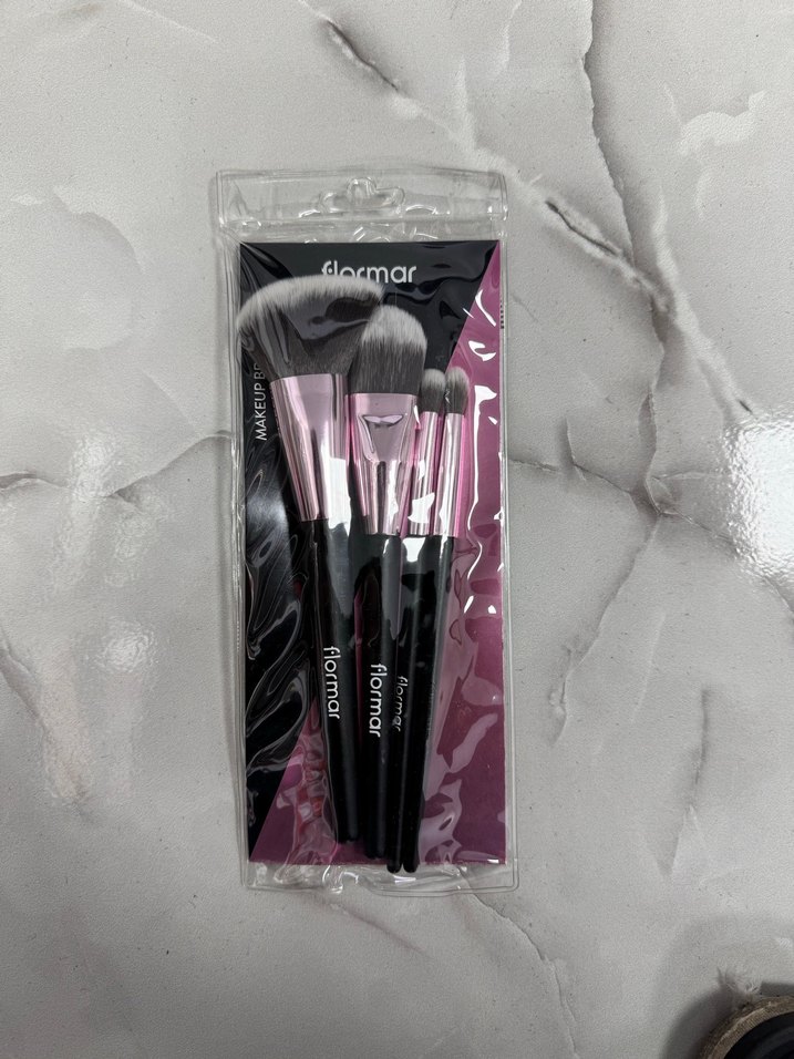 Flormar 3'lü Makyaj Fırçası Seti Pembe - Görsel 2