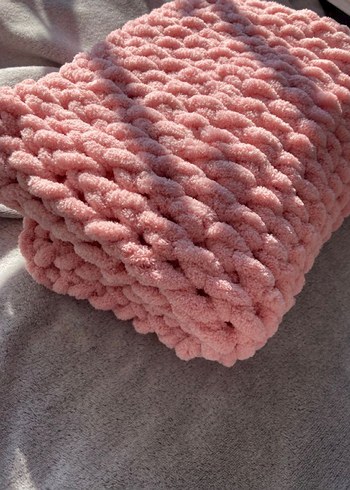 Örgü Battaniye sicak yumusacık bebeklere özel - Görsel 5