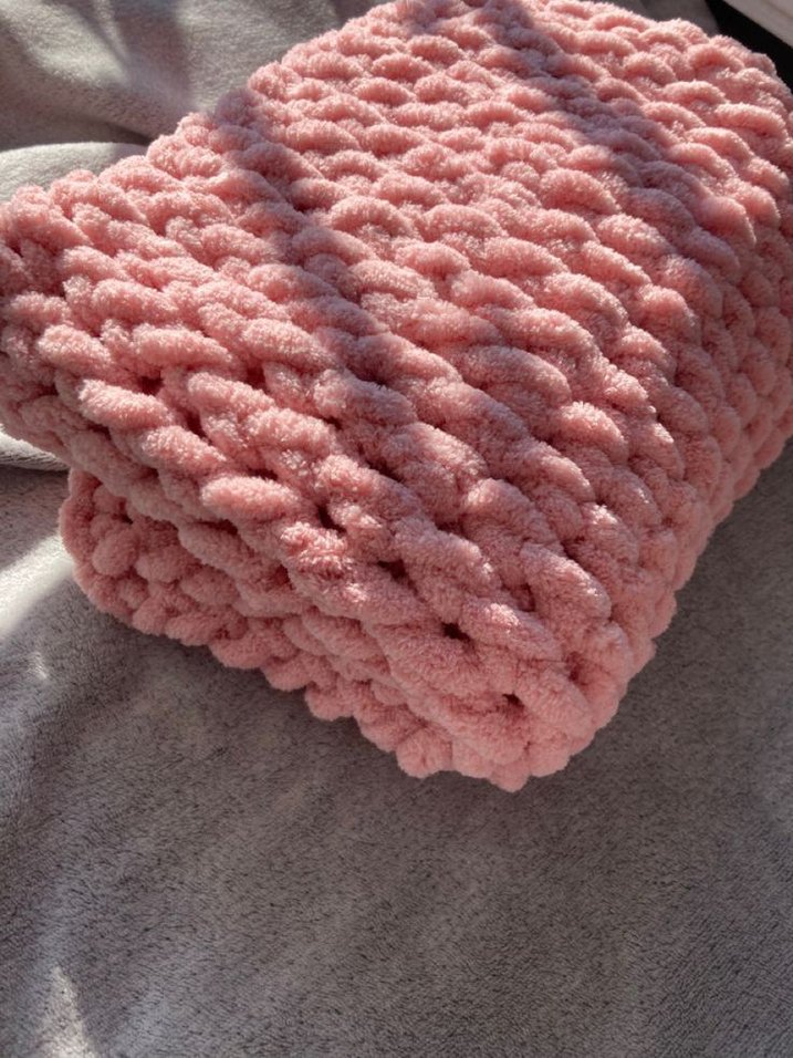 Örgü Battaniye sicak yumusacık bebeklere özel - Görsel 5