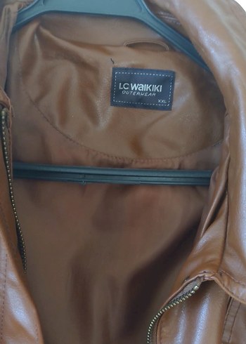 Kahverengi Kadın Deri Ceket - Görsel 3