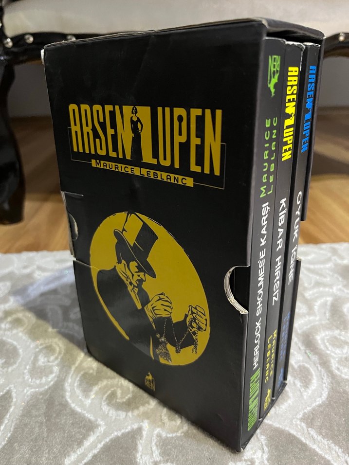 Maurice Leblanc Üçlü Roman Seti - Görsel 3