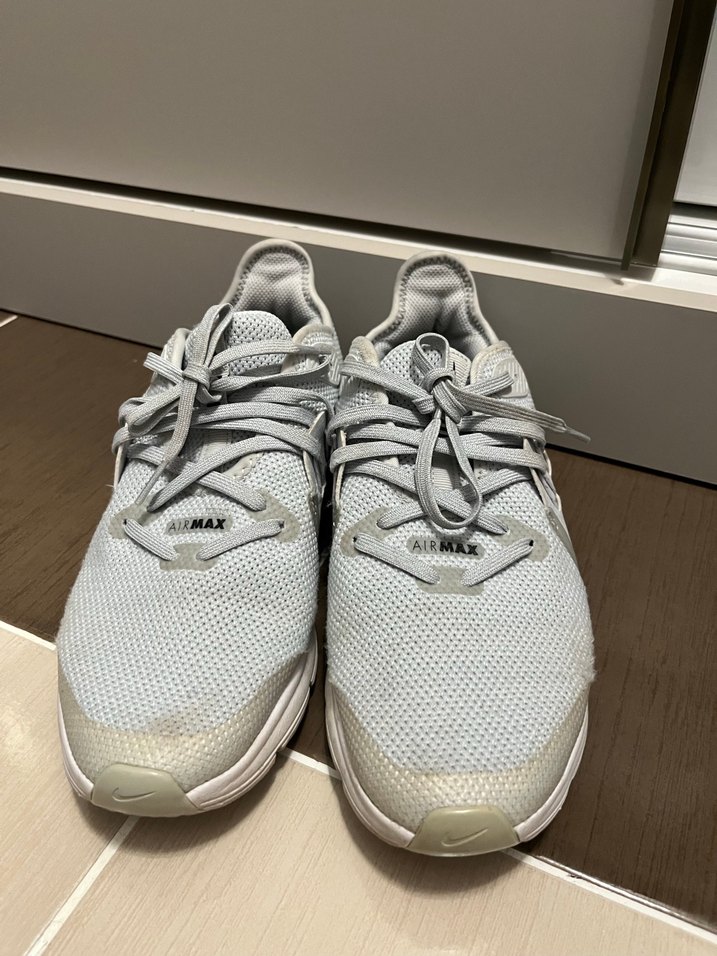 Gri Beyaz Bağcıklı Kadın Spor Ayakkabı - Görsel 2