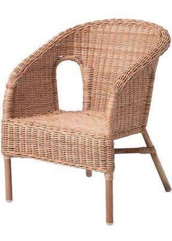 İkea agen rattan hasır çocuk sandalyesi - Görsel 2