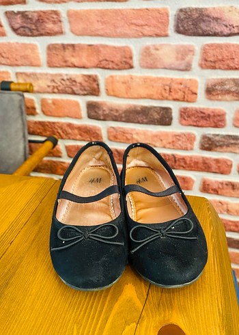 Kız Çocuk Siyah Fiyonk Detaylı Babet - Görsel 2