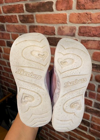 Kız Çocuk Pembe Bağcıklı ve Cırtlı Spor Ayakkabı - Görsel 5