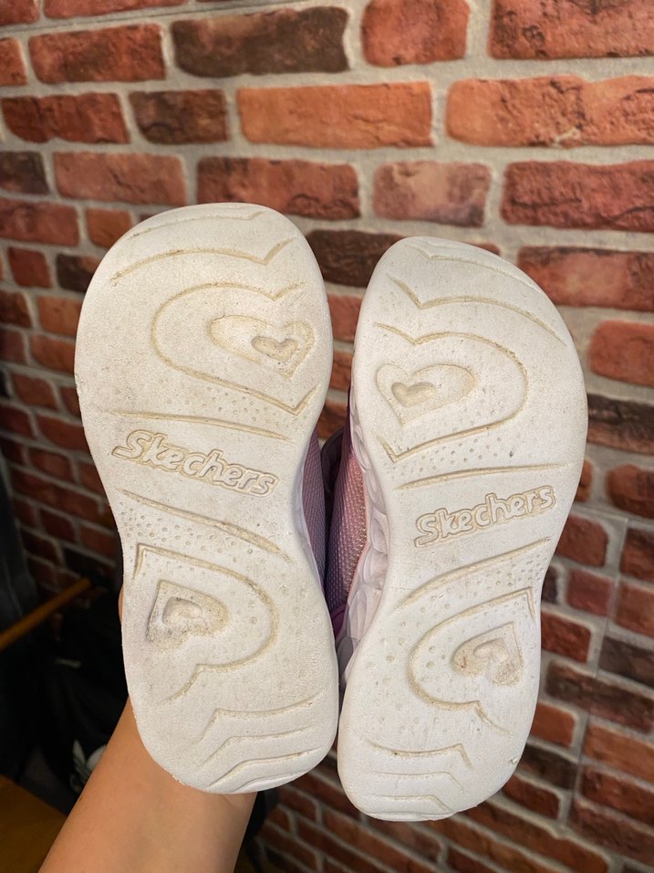 Kız Çocuk Pembe Bağcıklı ve Cırtlı Spor Ayakkabı - Görsel 5