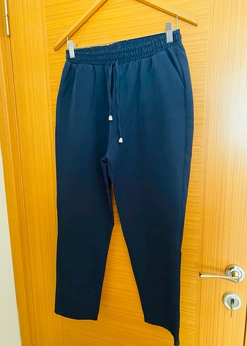 Kadın Lacivert Rahat Kesim Pantolon - Görsel 2