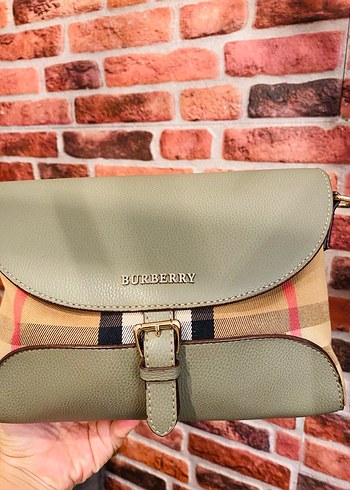 Mint yeşili Deri Burberry Kadın Çanta - Görsel 6