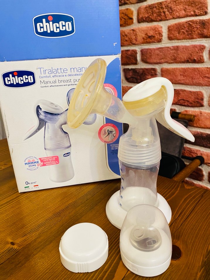 Chicco Beyaz Manuel Göğüs Pompası - Görsel 4