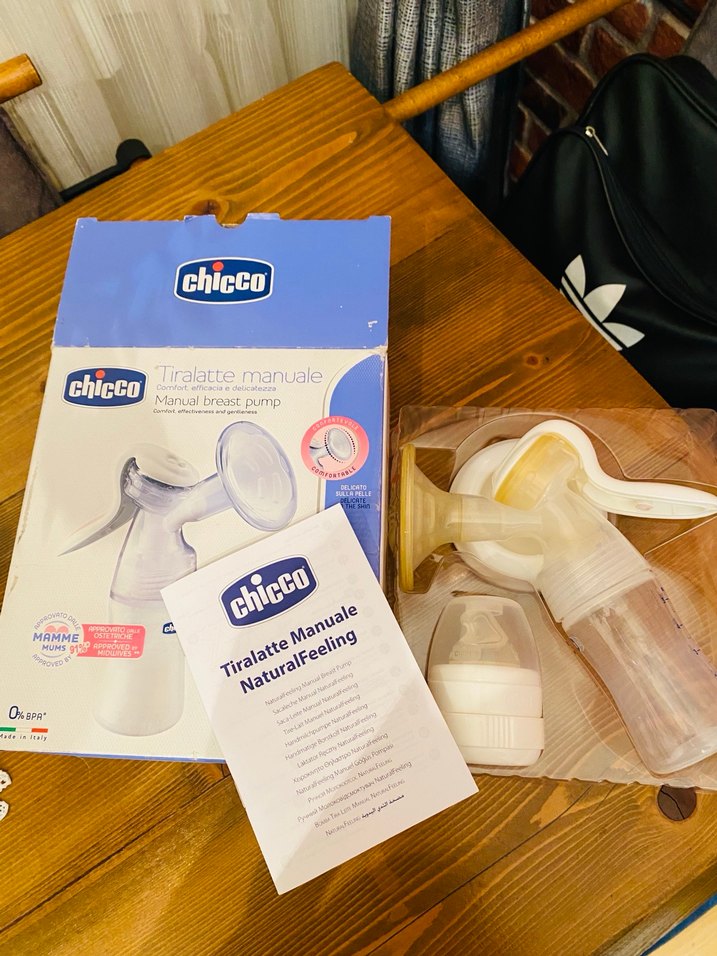 Chicco Beyaz Manuel Göğüs Pompası - Görsel 2