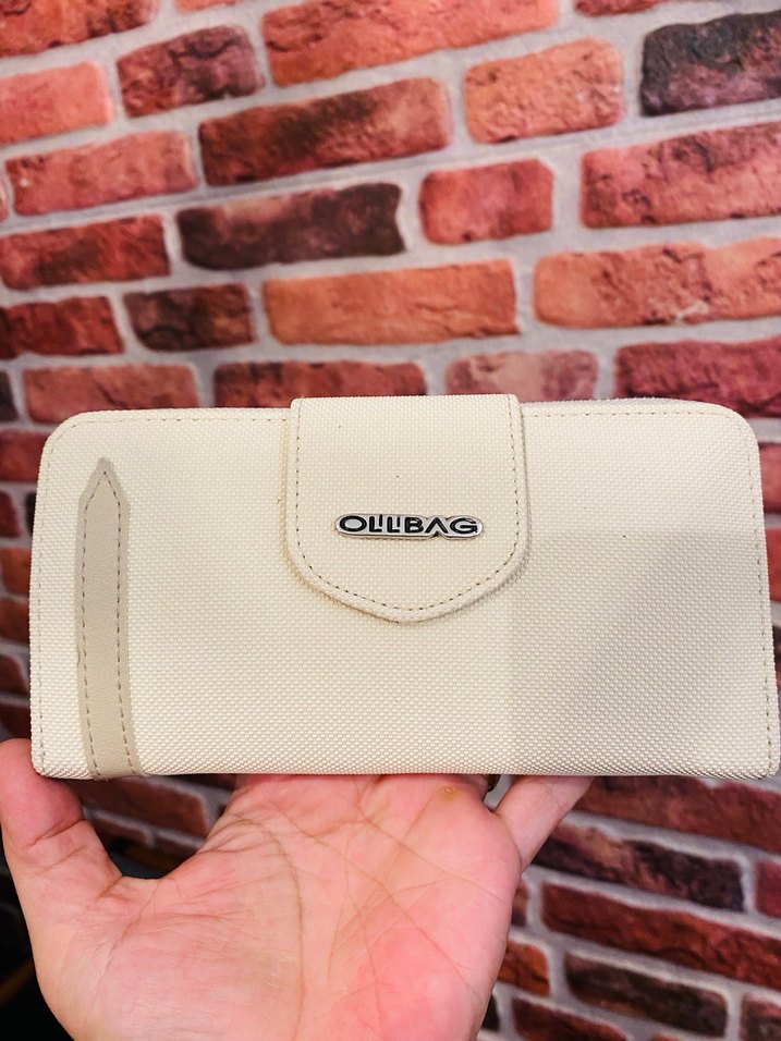 Ekru  Kadın Tokalı Cüzdan - Görsel 4