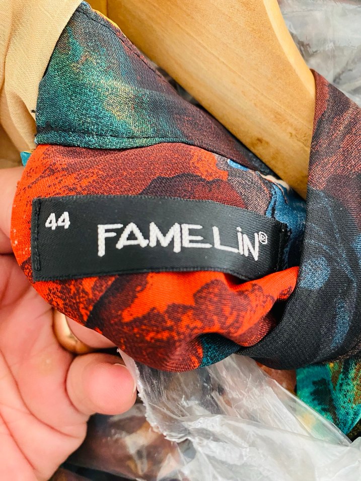 Çiçek Desenli Uzun Bohem Elbise - Görsel 4