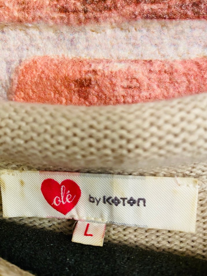 Bohem Etnik Desenli Kadın Triko Kazak - Görsel 5