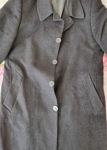 Palto M/L beden Antrasit, füme gibi - Görsel 2