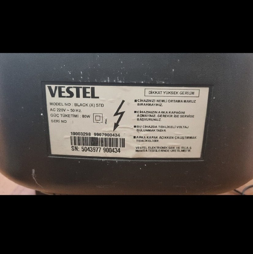 Vestel Black x std 55 ekran tüplü televizyon - Görsel 2