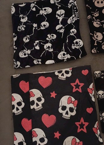 4lü Kafatası Baskılı bandana - Görsel 2