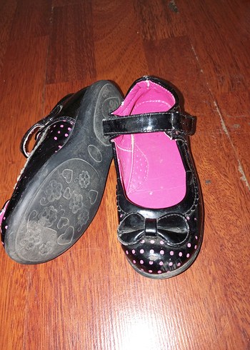 Kız Çocuk Siyah Tokalı Babet Ayakkabı - Görsel 3