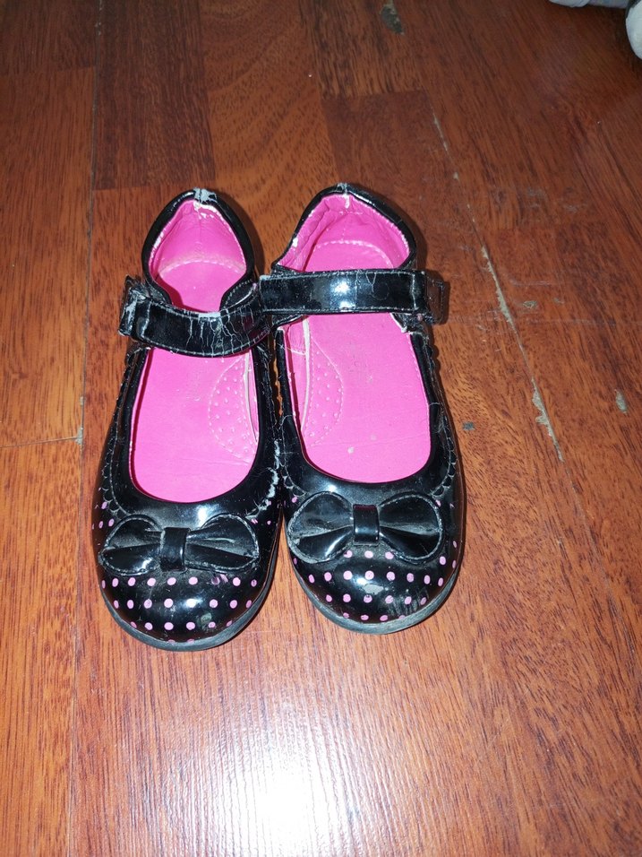 Kız Çocuk Siyah Tokalı Babet Ayakkabı - Görsel 2