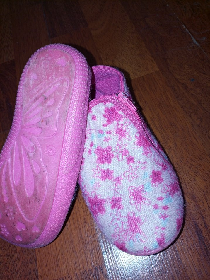 Kız Çocuk Fermuarlı Sıcak Terlik - Görsel 4